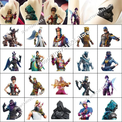 Set da 8 pezzi 10cm Fortnite Giocattoli Action Figure Modello Game Battle Royale Bambola Giocattolo Cool per Bambini e Ragazzi Regalo Divertente per Compleanno e Natale
