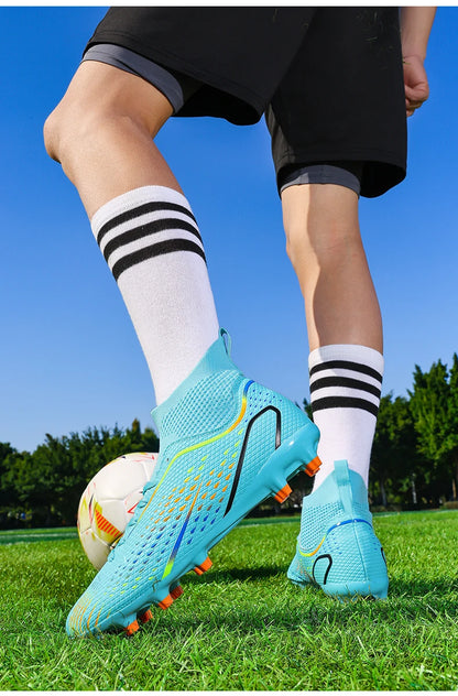 New Men's Soccer Shoes Hot Sale High-quality Futsal Football Boots Unisex Cleats Ultralight Women Professional TF/FG Sneakers