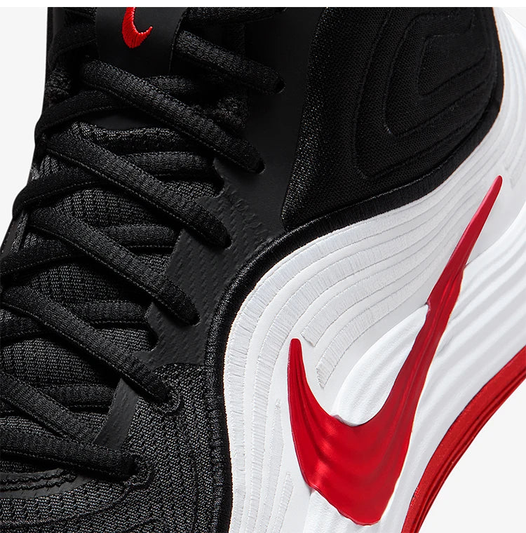 Zapatillas de baloncesto de entrenamiento Nike originales para hombre, de otoño, corte medio y alta durabilidad IH1105-003