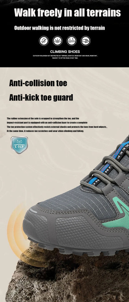 Men's Hiking Shoes Waterproof Non-slip Hiking Sports Shoes Camping Training Hunting Tactical Shoes Men's Cycling Shoes