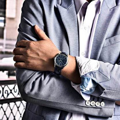 PAGANI Design PD1689 Men's Quartz Watch Japan VH65 Movement Sapphire Glass Leather Strap 20Bar Waterproof Men's Wristwatch