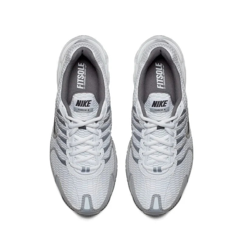 Nike's New Visualized Air-Cushioned Air Max Torch 4 Lightweight and Wear-Resistant Commuter Running Shoes 343846-100