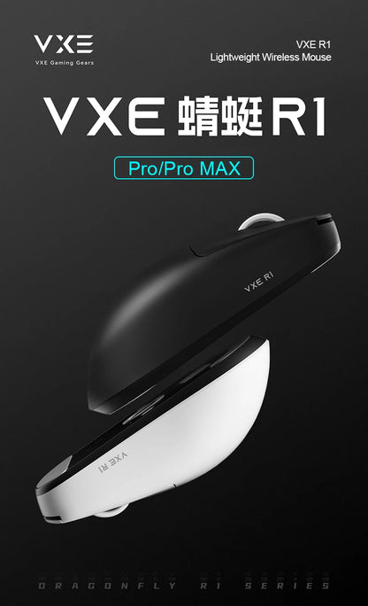 ATK VXE Dragonfly R1 Pro MAX Esports Wireless Gaming Mouse Rechargeable PAW3395 R1 Pro Lightweight Custom FPS Mouse For CSGO