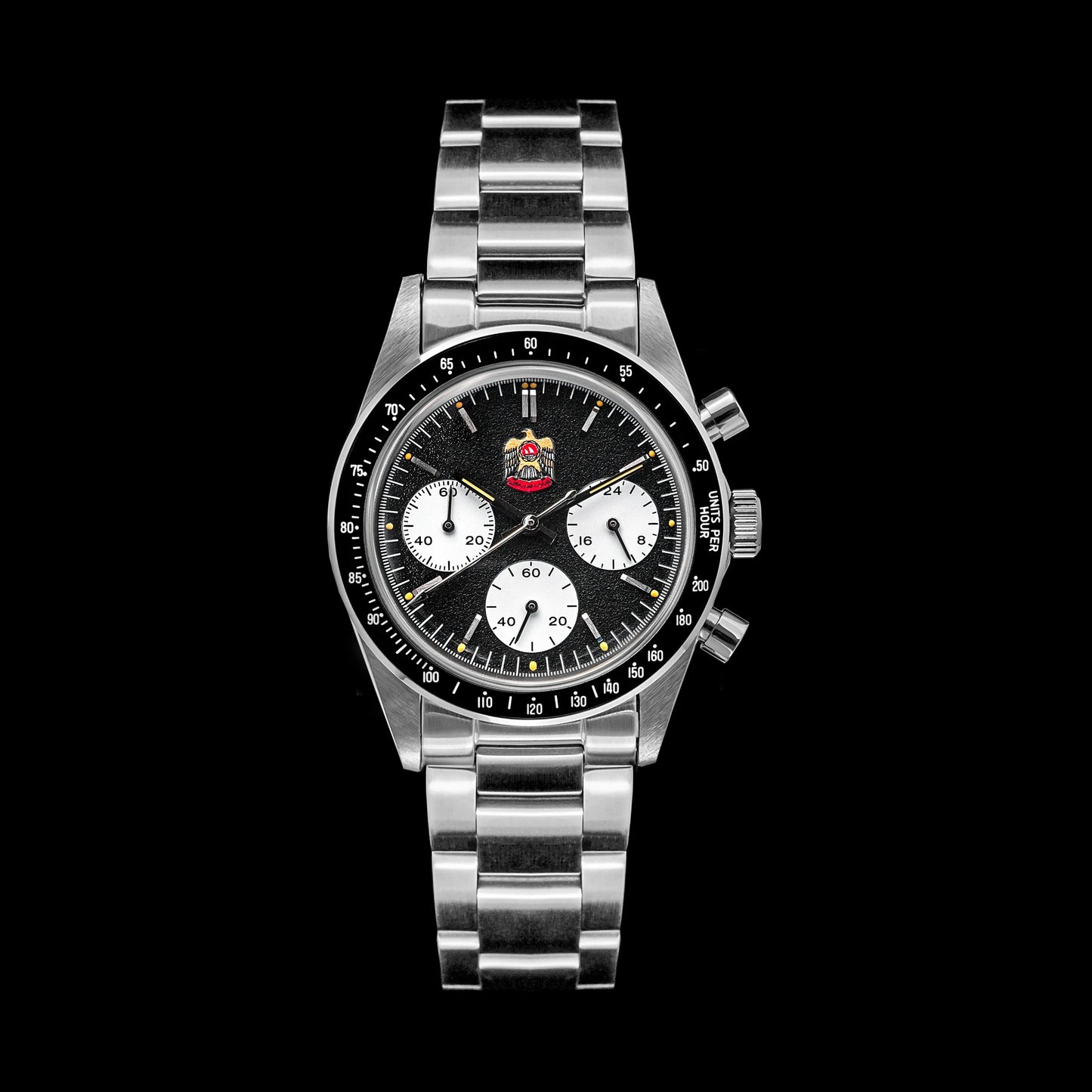 Thorn T010 37mm Quartz Watch VK63 Movement Men's Chronograph Watch Sapphire K9 Glass Luminous Waterproof Fashionable Retro Watch