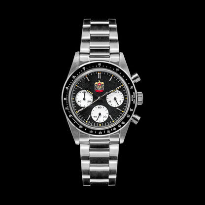 Thorn T010 37mm Quartz Watch VK63 Movement Men's Chronograph Watch Sapphire K9 Glass Luminous Waterproof Fashionable Retro Watch