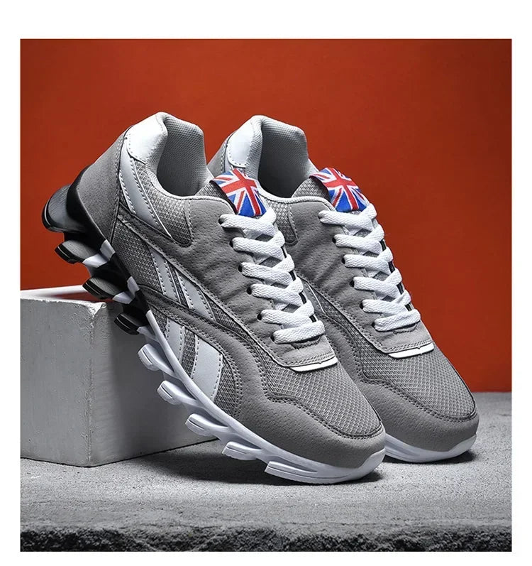 Brand Trend Size 46 47 48 Men's Wear-resistant Cushioning Thick-soled Fitness Sneakers Outdoor Breathable Running Shoes for Men