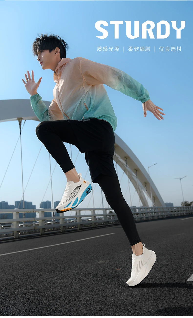Unisex 2025 Full Carbon Plate Running Shoes, Professional Marathon Racing Lightweight Bounce Cushion Breathable Sports Sneakers