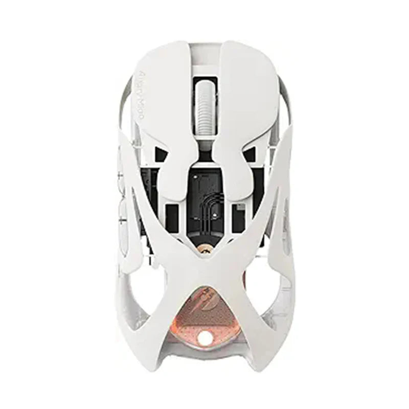 Angry Miao Infinity Gaming-Wireless-Maus aus Metall, ultraleicht, hohl, Hot-Swap-fähig, PAW3950, Dual 8K, kabelgebunden, Tri-Mode