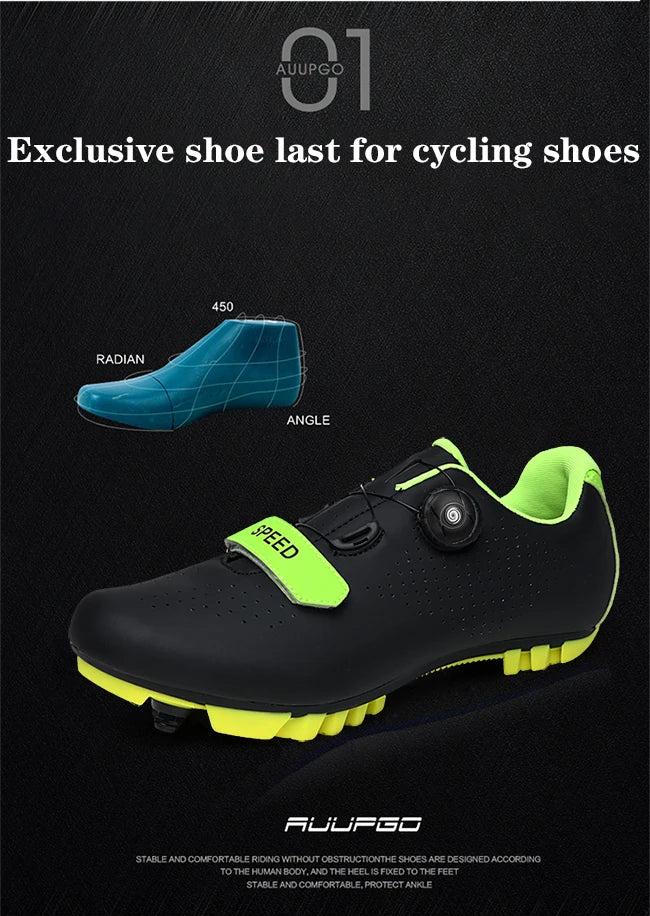 Cycling Sneakers Breathable MTB Shoes for Men and Women Trail Mountain Bicycle Riding Shoes Sport Road Bike Shoes SPD Pedal Cycle Shoes