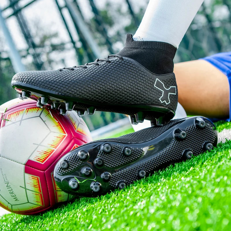 Men's Quality Soccer Shoes Durable Boys Football Boots Lightweight Children Football Shoes Futsal Training Sneakers Soccer Cleats