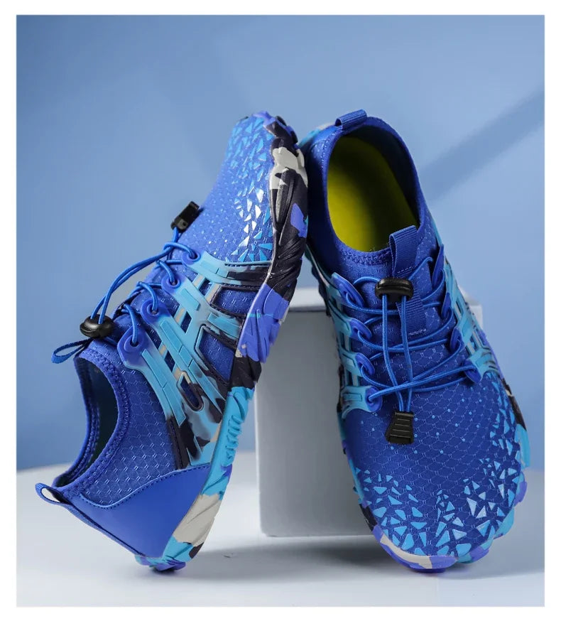 Unisex Quick-Drying Breathable Aqua Shoes Barefoot Beach Footwear for Adults and Kids Gym Outdoor Training Sneakers Size 28-46