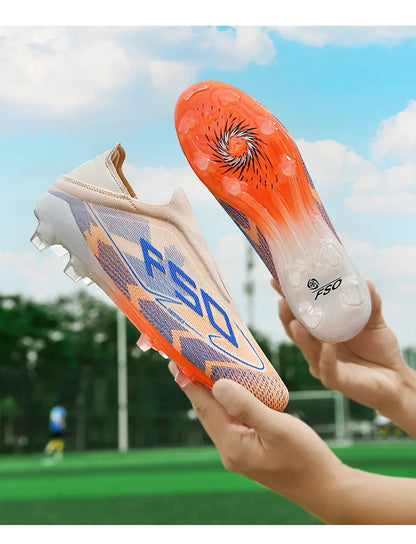 New Men’s Football Boots High-Quality Soccer Shoes Sneakers Match Indoor Non-Slip Grass Cleats High-Top Futsal Hot-Selling Outdoor
