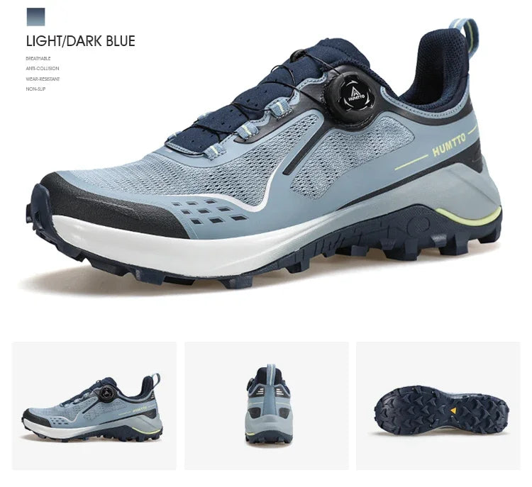 HUMTTO Men's Sneakers Luxury Designer Trail Shoes for Men Anti-slip Sports Hiking Sneaker Man Breathable Outdoor Trekking Boots