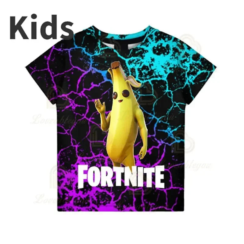 Camiseta 3D Red Jade Fortnite Anime Battle Royale para hombre, mujer y niños - Camiseta Pelly, regalo de cumpleaños para niñas y niños