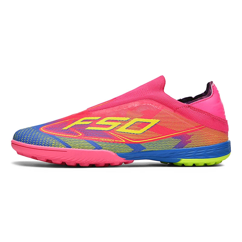 Men Soccer Shoes Cleats FG/TF Professional Original Women Football Boots Society Grass Indoor Training Unisex Non-Slip Sneakers.