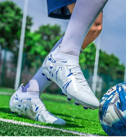 Oversized Football Boots for Youth & Children, Comfortable Flexible Design, Stable Anti-slip Performance for Outdoor Field Sports