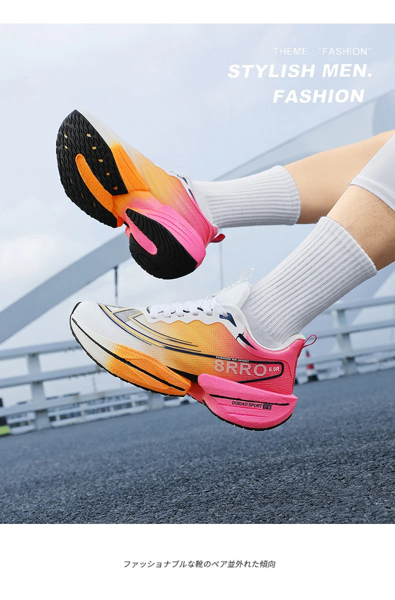2026 New Men's Sports Running Shoes, Marathon-Ready, Breathable, Lightweight, Comfortable Women's Athletic Sneakers, Jogging Tennis Air Cushion
