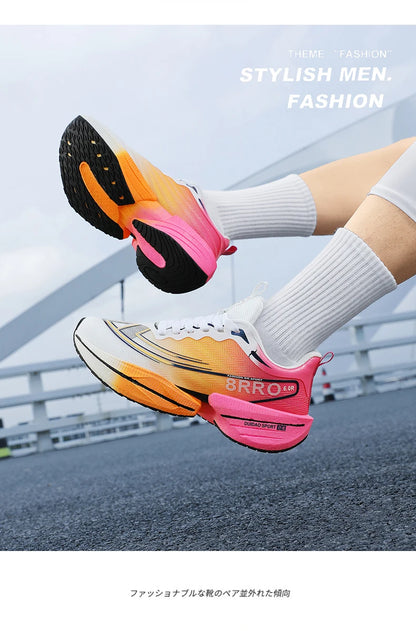 2026 New Men's Sports Running Shoes, Marathon-Ready, Breathable, Lightweight, Comfortable Women's Athletic Sneakers, Jogging Tennis Air Cushion
