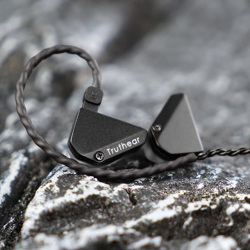 Auscultadores com Fio Híbridos Truthear HEXA 1DD+3BA – Auriculares In-Ear Monitor IEM de Alta Fidelidade com Cabo Banhado a Prata 0.78 2Pin