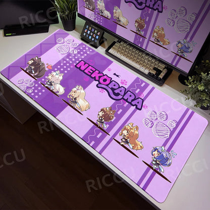 Nekopara XXL Home HD Computer Computer Desk Mouse Anime Large Mouse Pad Office Laptop Computer Desktop mat Game Accessories Tech