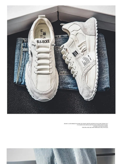 Men's Luxury Sneakers Sports Moccasins Chunky Casual Comfortable Breathable Trendy Designer Personality Shoes