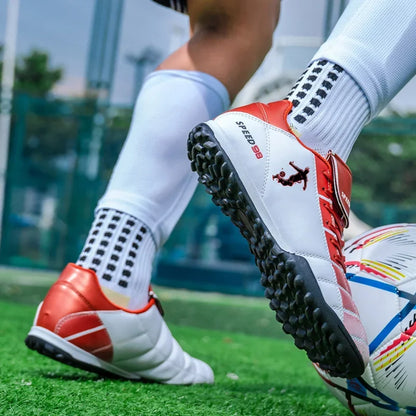 New Men's Professional Football Boots Unisex Hot Sale Cleats Soccer Shoes Futsal Women Ultralight High-quality TF/FG Sneakers