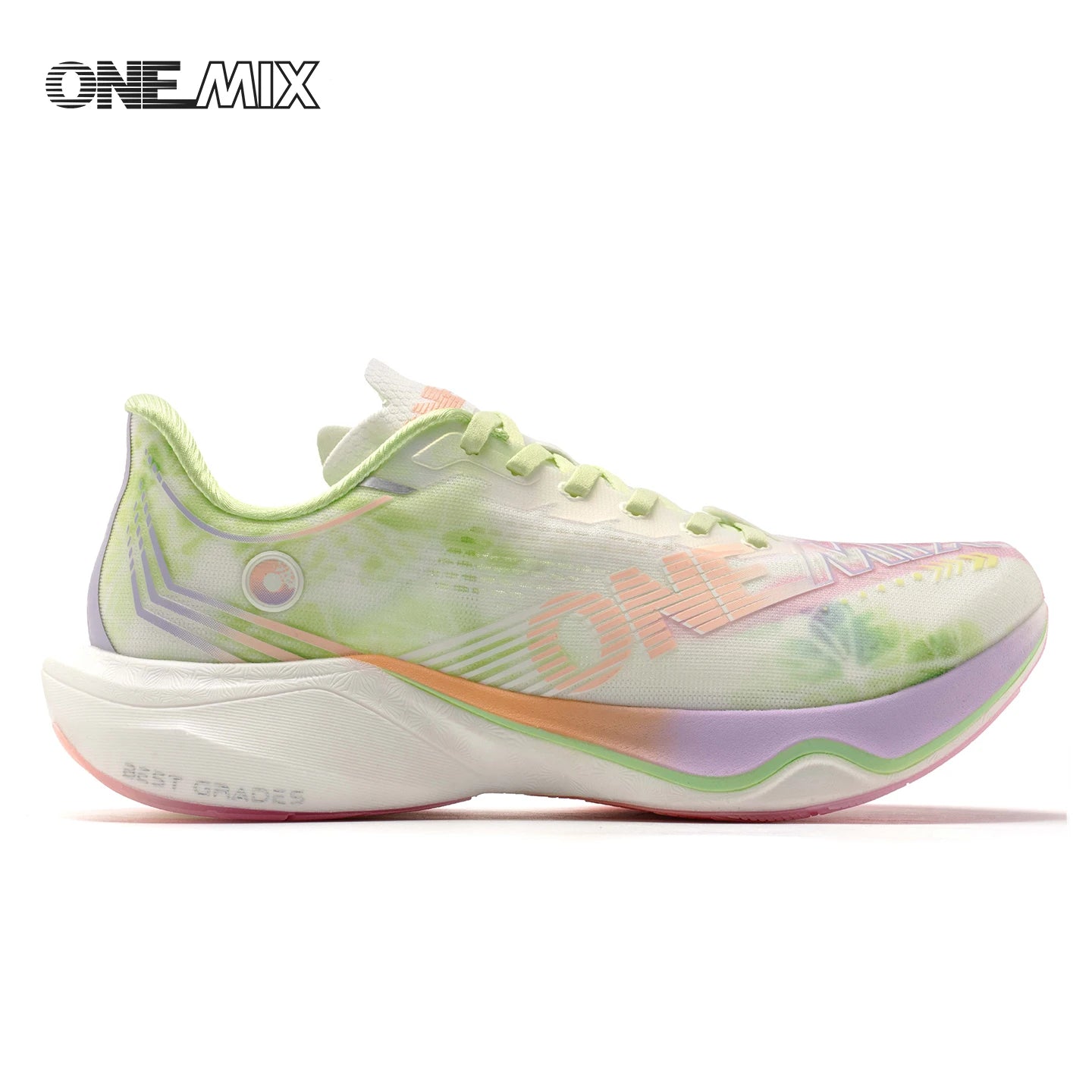 ONEMIX Neue Marathon-Laufschuhe mit Nylon-Carbonplatte, stoßdämpfende Profi-Rennschuhe mit stabiler Unterstützung, ultraleichte Rebound-Sneaker