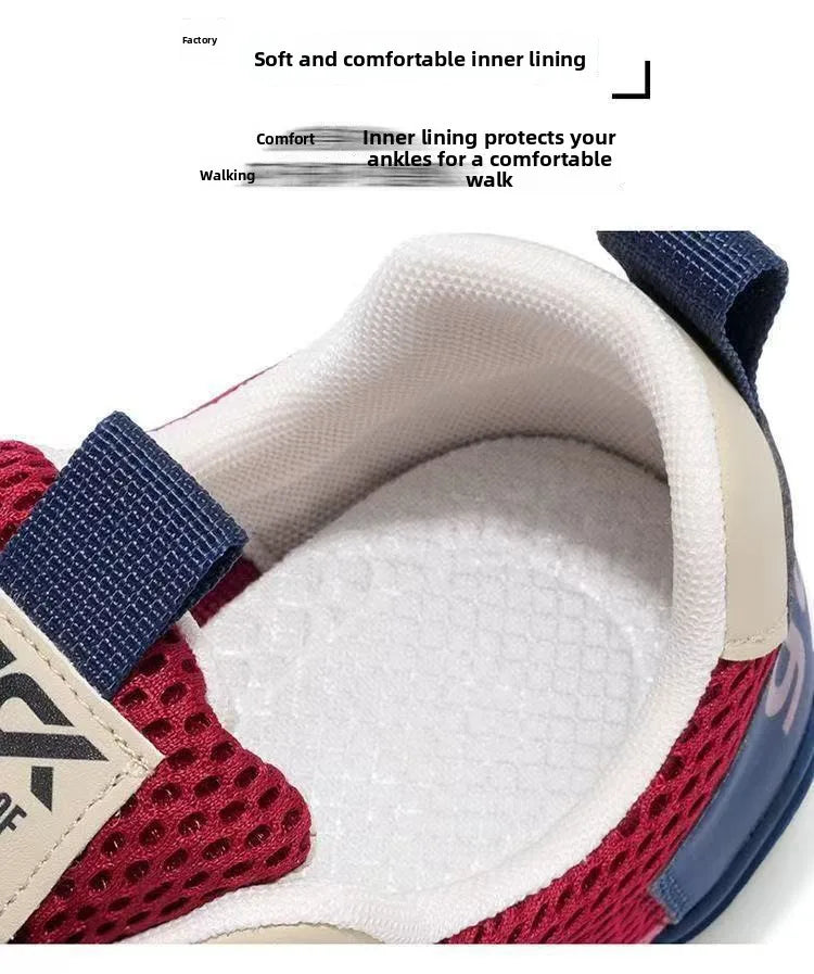 Scarpe da running da uomo traspiranti con tomaia leggera in mesh, suola morbida e confortevole, sneakers sportive casual, calzature estive di tendenza