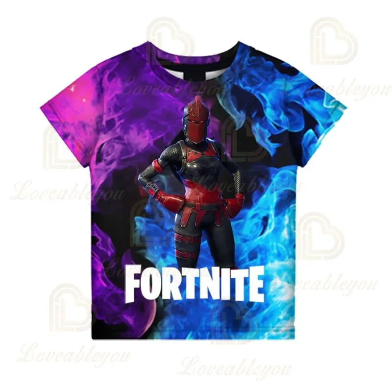 Παιδικό T-shirt Fortnite Victory Game 3D, ρούχο για μωρά, στυλ Harajuku, χαριτωμένο μπλουζάκι Battle Royale Hero για αγόρια και κορίτσια