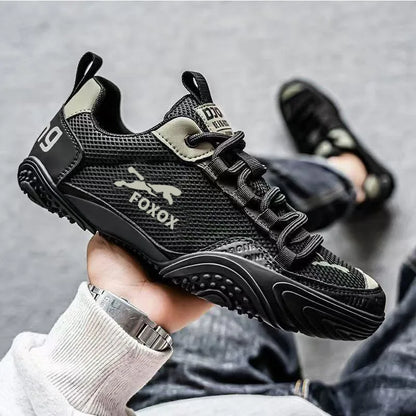 Scarpe da running da uomo traspiranti con tomaia leggera in mesh, suola morbida e confortevole, sneakers sportive casual, calzature estive di tendenza