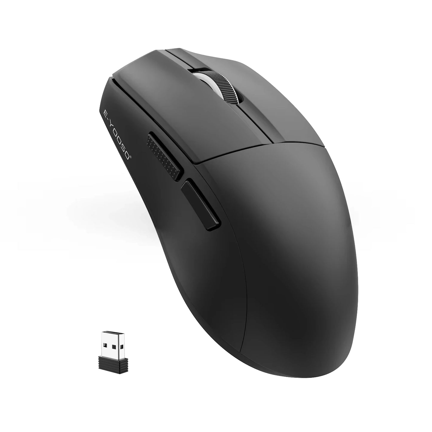 E-YOOSO Portable Ultra LightWeight Mouse Wired Mouse Tri-Mode 2.4G /BT/USB-C Rechargeable Computer Mouse for Laptop/PC/Mac