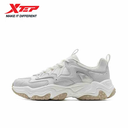Xtep Casual Shoes 2025 Spring And Summer Lightweight Sports Shoes Thick Sole Fashionable Street Style Sneakers 875319320004