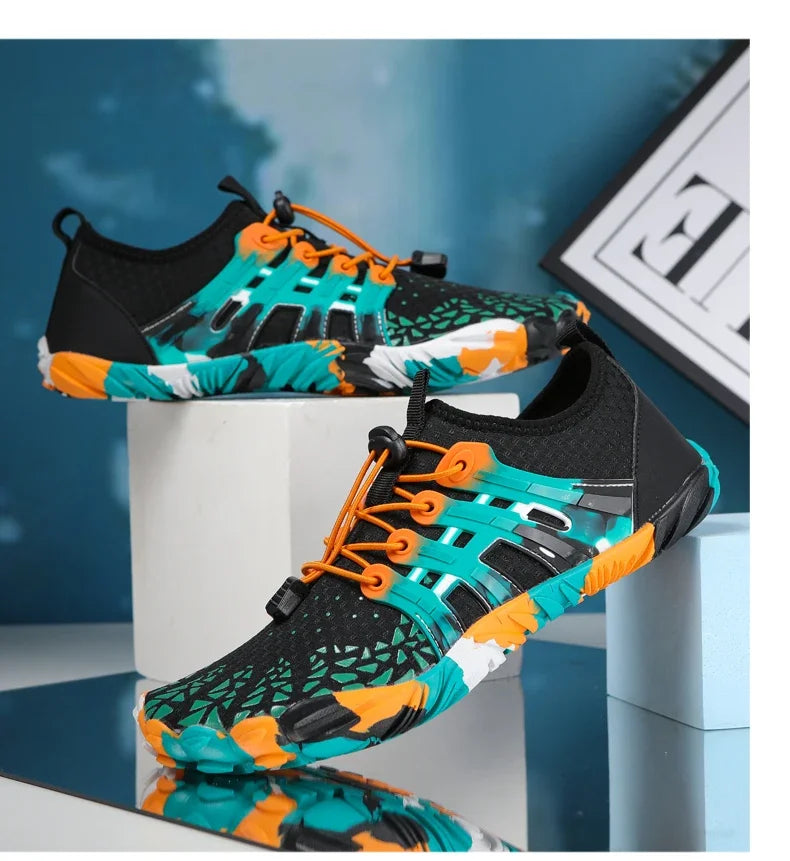 Unisex Quick-Drying Breathable Aqua Shoes Barefoot Beach Footwear for Adults and Kids Gym Outdoor Training Sneakers Size 28-46