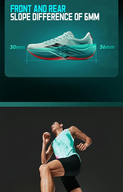 QIAODAN Feiying PB6.0 Men Running Shoes Professional Marathon Full Palm Suspended Carbon Plate Racing Sneakers QDB023261299