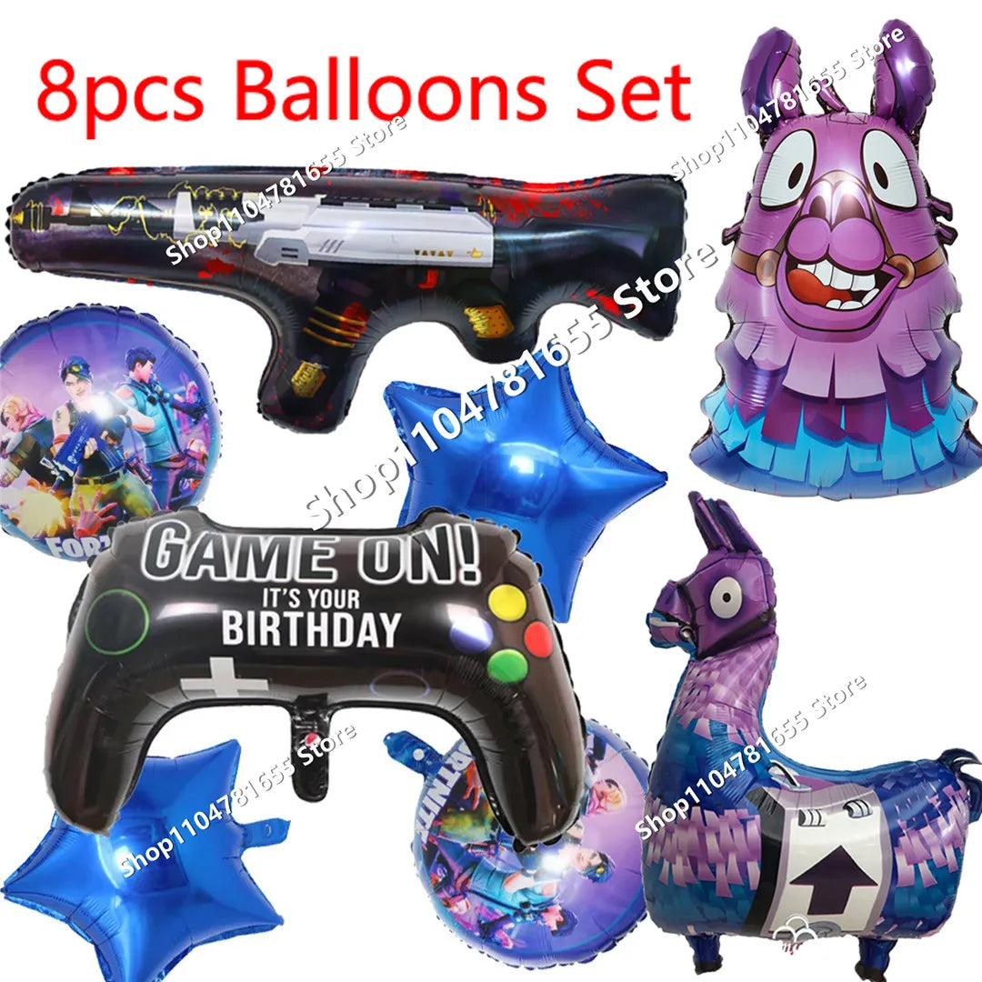 Set da 8 pezzi 10cm Fortnite Giocattoli Action Figure Modello Game Battle Royale Bambola Giocattolo Cool per Bambini e Ragazzi Regalo Divertente per Compleanno e Natale
