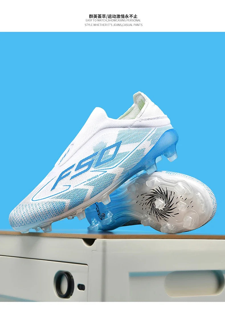 New Men’s Football Boots High-Quality Soccer Shoes Sneakers Match Indoor Non-Slip Grass Cleats High-Top Futsal Hot-Selling Outdoor