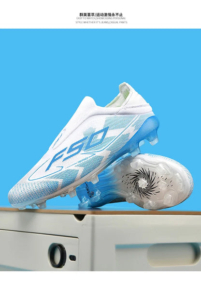 New Men’s Football Boots High-Quality Soccer Shoes Sneakers Match Indoor Non-Slip Grass Cleats High-Top Futsal Hot-Selling Outdoor