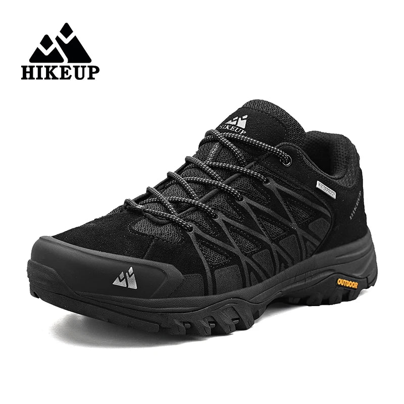 HIKEUP Scarpe outdoor da uomo per escursionismo, sport e tempo libero, scarponcini da trekking in montagna e campeggio, sneaker antiscivolo e resistenti all’usura