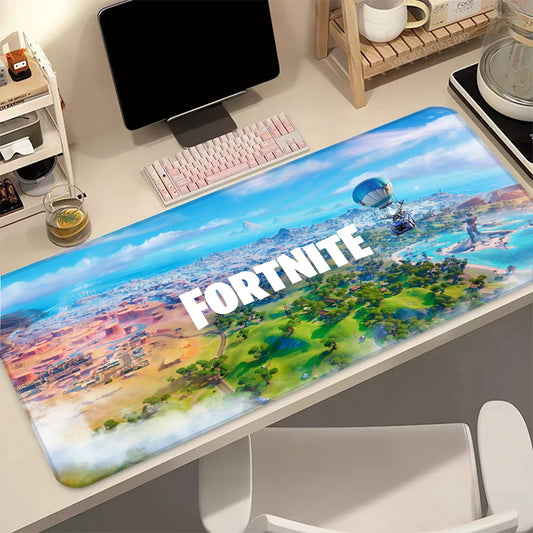 Gaming-Mauspad F-Fortnite Anime-Mousepad Deskmat Computer-Zubehör HD-Schreibtischmatte Gamer-Mauspad Büro PC-Desktop