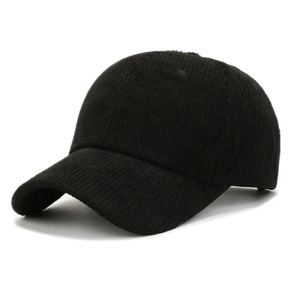 Unisex Corduroy Corduroy Baseball Cap Adjustable Sun Hat Hip Hop Cap Men