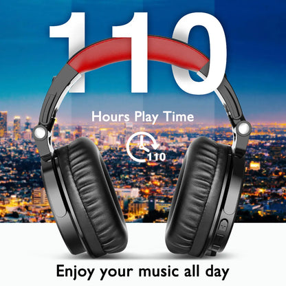 OneOdio Pro-M kabellose Gaming-Kopfhörer Bluetooth 5.2 HiFi-Stereo-Headset 110H Akkulaufzeit mit Mikrofon, tiefer Bass, faltbare Over-Ear-Kopfhörer