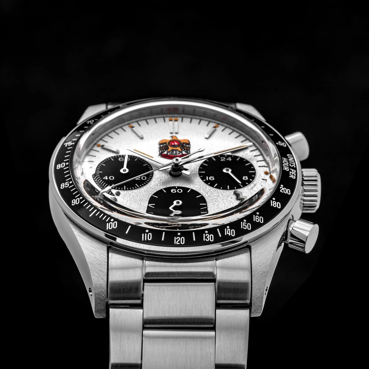 Thorn T010 37mm Quartz Watch VK63 Movement Men's Chronograph Watch Sapphire K9 Glass Luminous Waterproof Fashionable Retro Watch