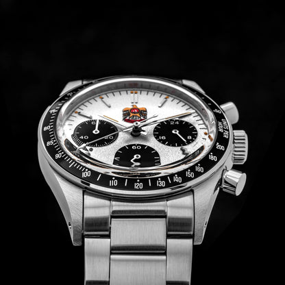 Thorn T010 37mm Quartz Watch VK63 Movement Men's Chronograph Watch Sapphire K9 Glass Luminous Waterproof Fashionable Retro Watch
