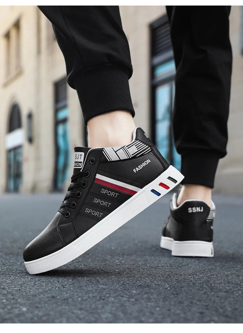 Men's Skateboarding Shoes 48, Casual High Top Walking Sneakers, Sports Shoes, Breathable Hip Hop Shoes, Street Shoes Chaussure Homme