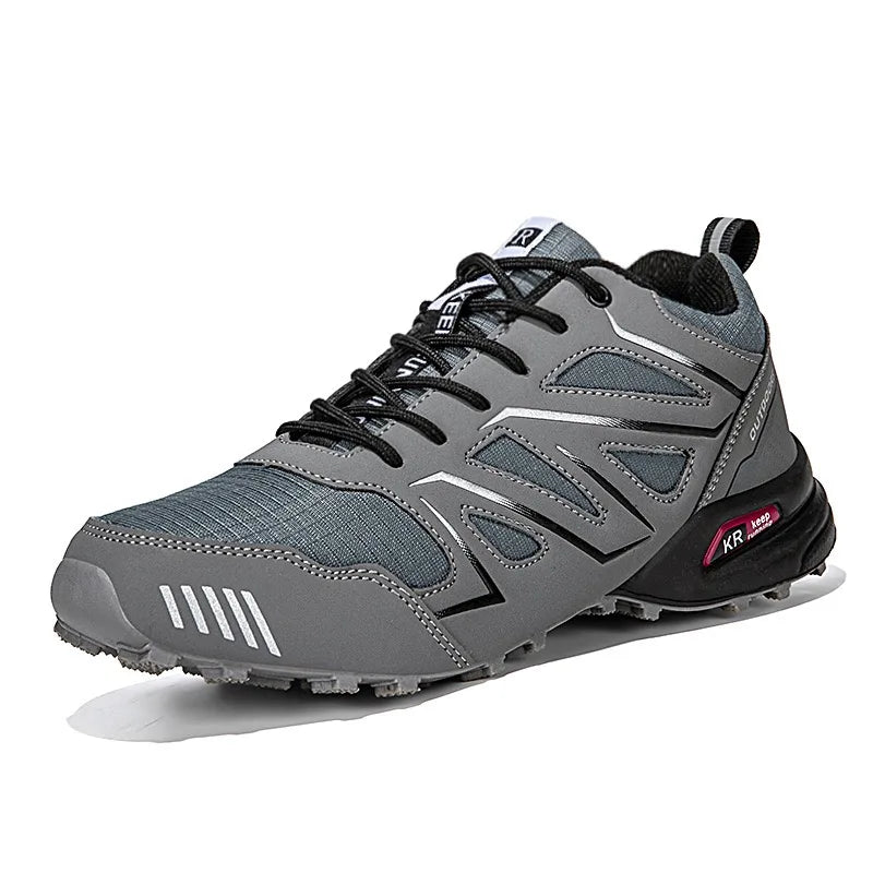 Men’s Lockless Cycling Shoes, Outdoor Mountain Cross-Country Non-Slip Hiking Shoes, Breathable Sports Shoes, Road Cycling Shoes