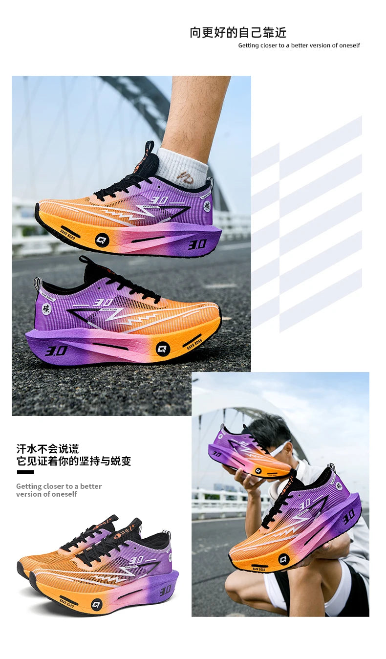 2025 Men's Sports Shoes Carbon Plate 3.0 Racing Marathon Stable Rebound Wear-Resistant Male Running Shoes Training Jog Sneakers