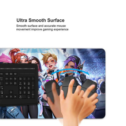 Sexy Anime Girls Gaming Mousepad HYBXAXC Laptop Office Rubber Soft Table Mat Xxl Large Computer Overwatch Game Keyboard Carpet