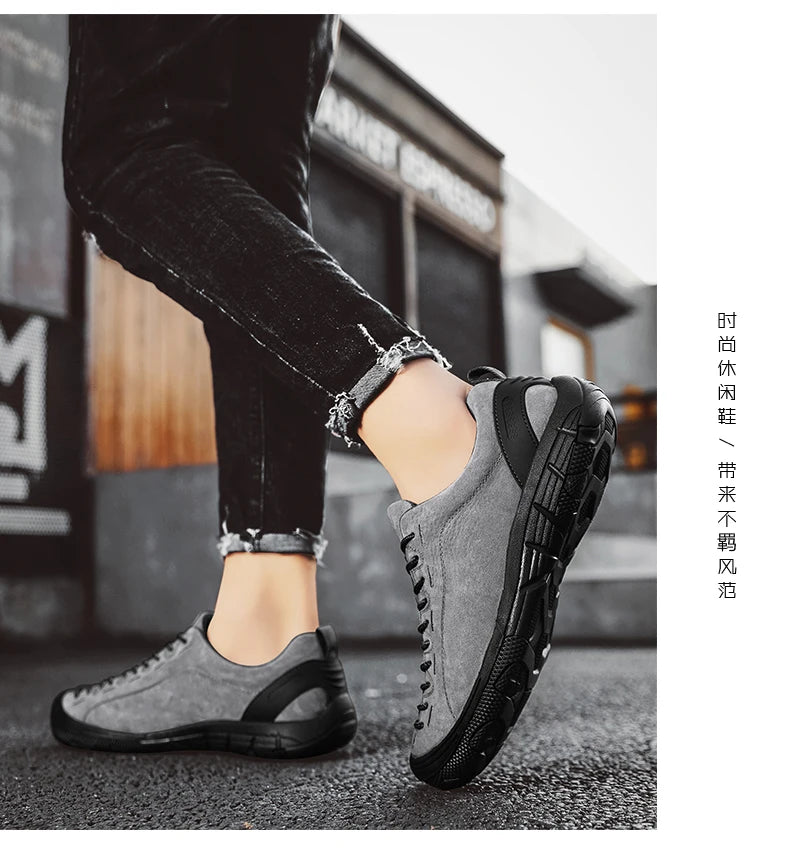 High Quality Trekking Sneakers for Men, Walking Shoes, Low-Cut Men's Hiking Shoes, Outdoor Non-Slip Sports Shoes, Large Size 47