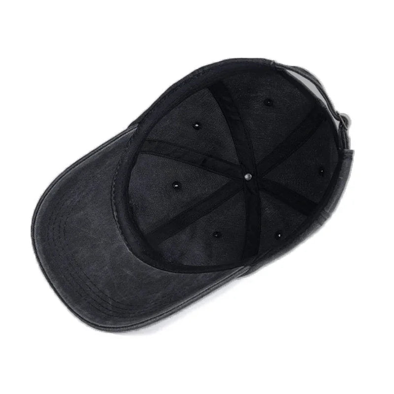 Washed Cotton Baseball Cap Adjustable Distressed Trucker Hat for Women Team Bride Party Caps Customize Bridal Wedding Vintage
