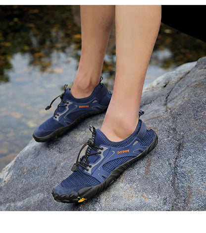 Water Shoes for Men, Trekking Hiking Shoes, Drainage Beach Aqua Shoes, Quick Dry Swim Barefoot Sandals, Diving Fishing Surfing Sneakers
